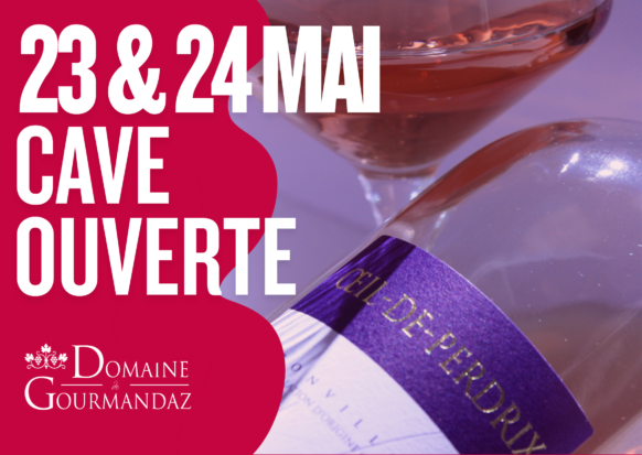 Cave Ouverte 23 & 24 mai au Domaine de Gourmandaz